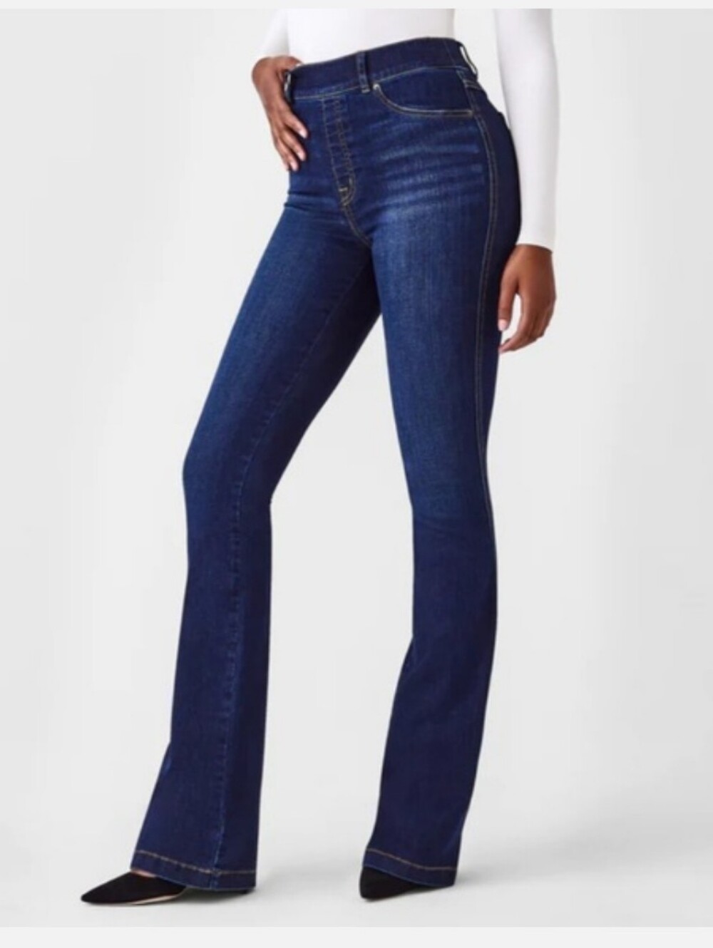Spanx Flare Leg Jeans Blue Size S Style# 20327R